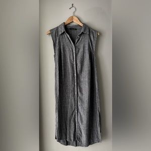 Inamino Button-Down Sleeveless Dress